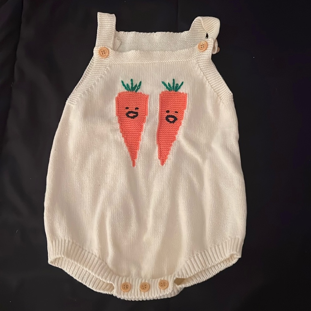 Crochet Easter Overall onesie